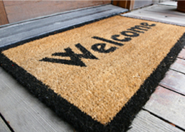 Welcome mat